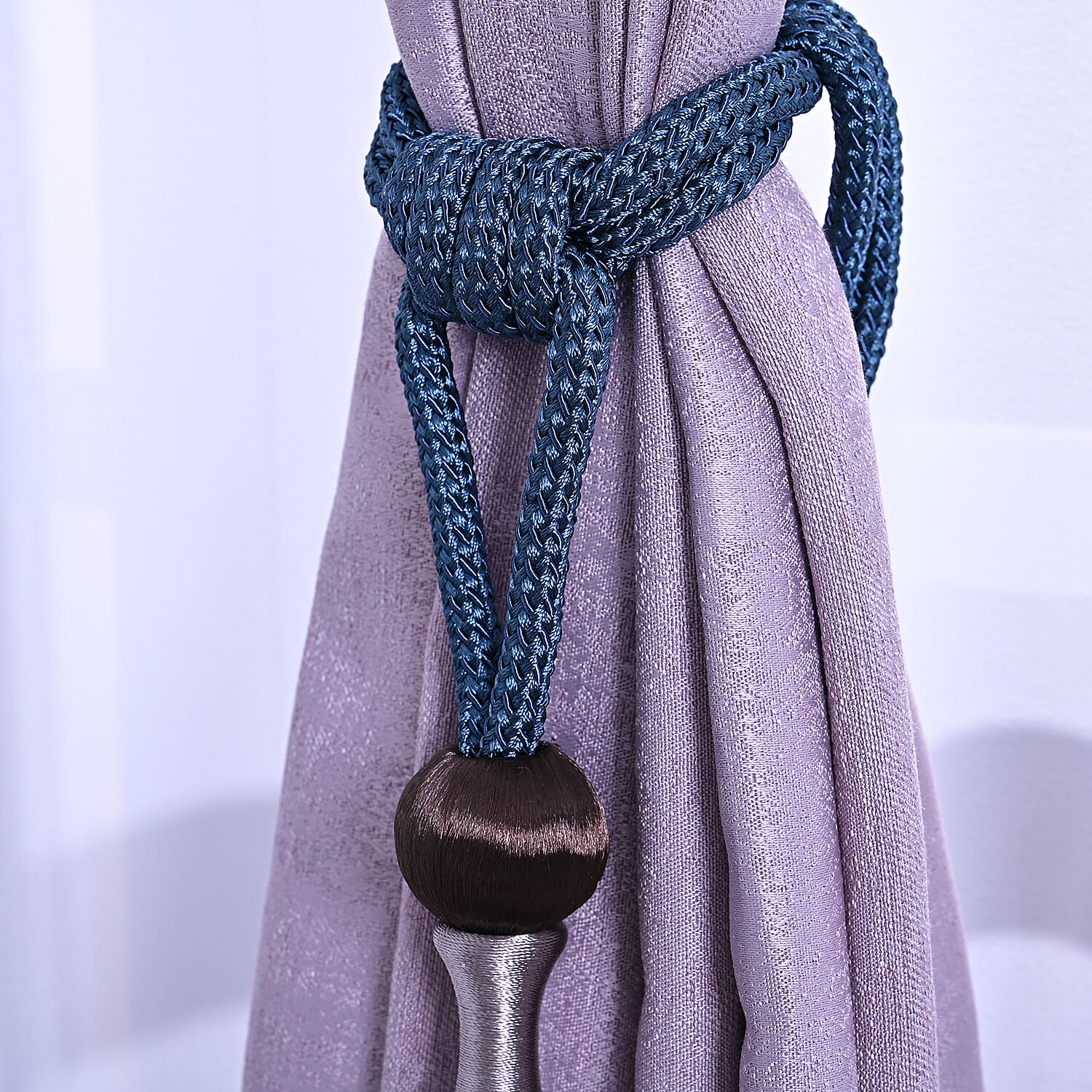 Tassels(set of 2) 100% Polyester color - Blue