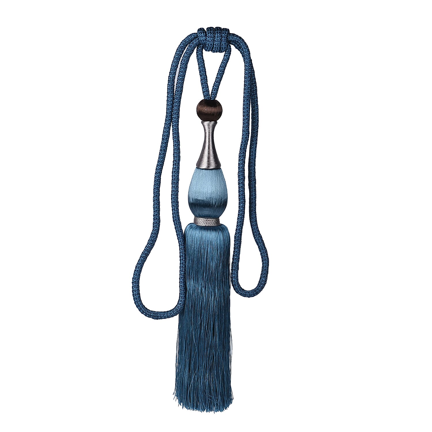 Tassels(set of 2) 100% Polyester color - Blue