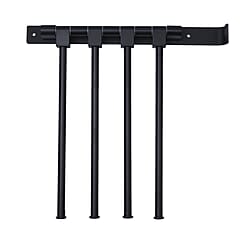  Four bar towel rack - Black