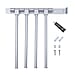  Four bar towel rack - Silver