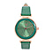 STRADA Japanese Movement Green Dial Water Resistant Watch with Green Colour Strap