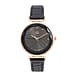 STRADA Japanese Movement Black Dial Water Resistant Watch with Black Colour Strap