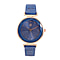 STRADA Japanese Movement Dark Blue Dial Water Resistant Watch with Blue Colour Strap