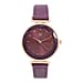 STRADA Japanese Movement Dark Purple Dial Water Resistant Watch with Purple Colour Strap
