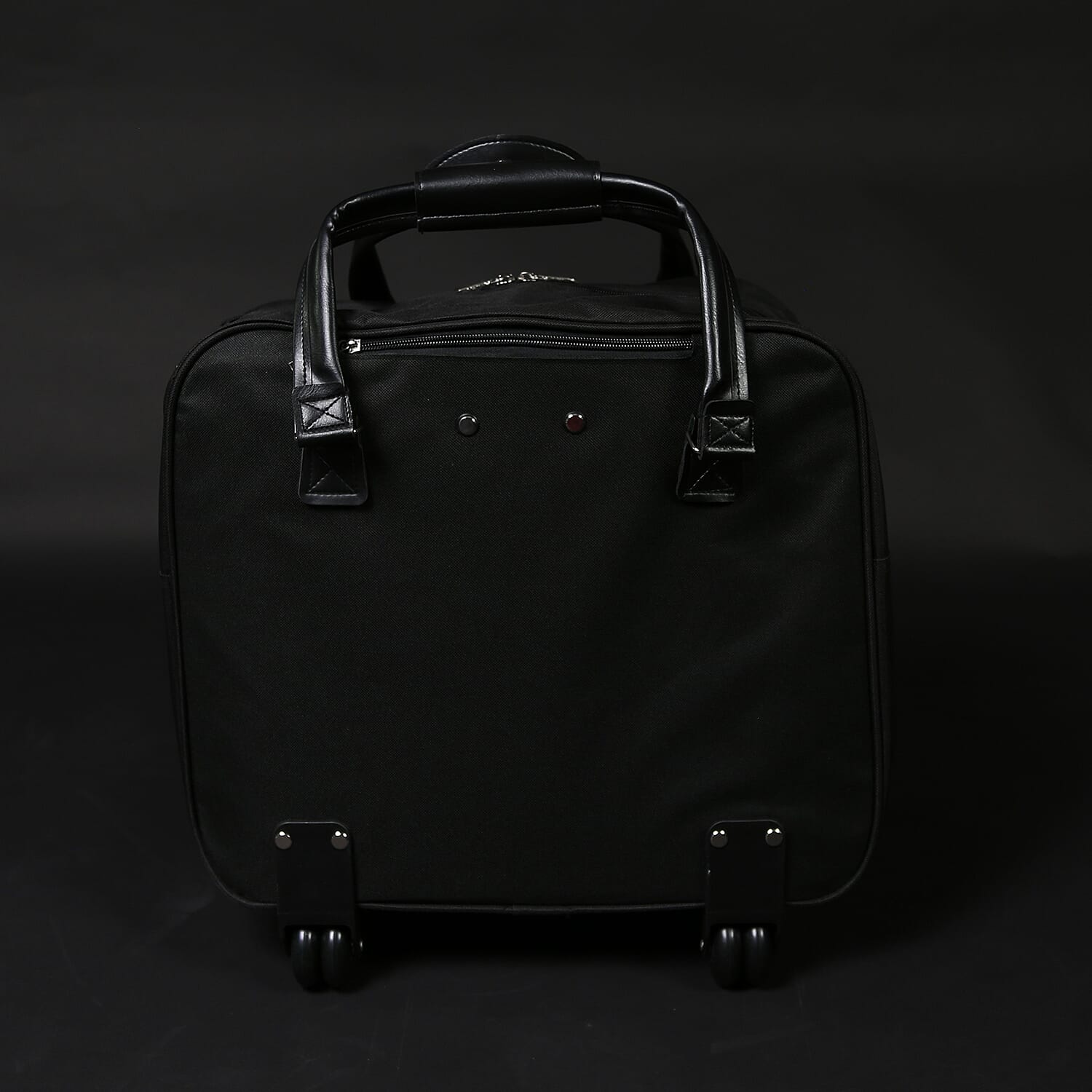 Sunrise Black Cabin Bag with Extendable Arm (Size:41x42x19Cm) - Black - 32 Litre Capacity