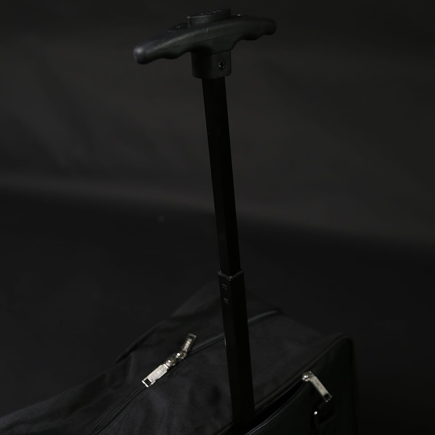 Sunrise Black Cabin Bag with Extendable Arm (Size:41x42x19Cm) - Black - 32 Litre Capacity