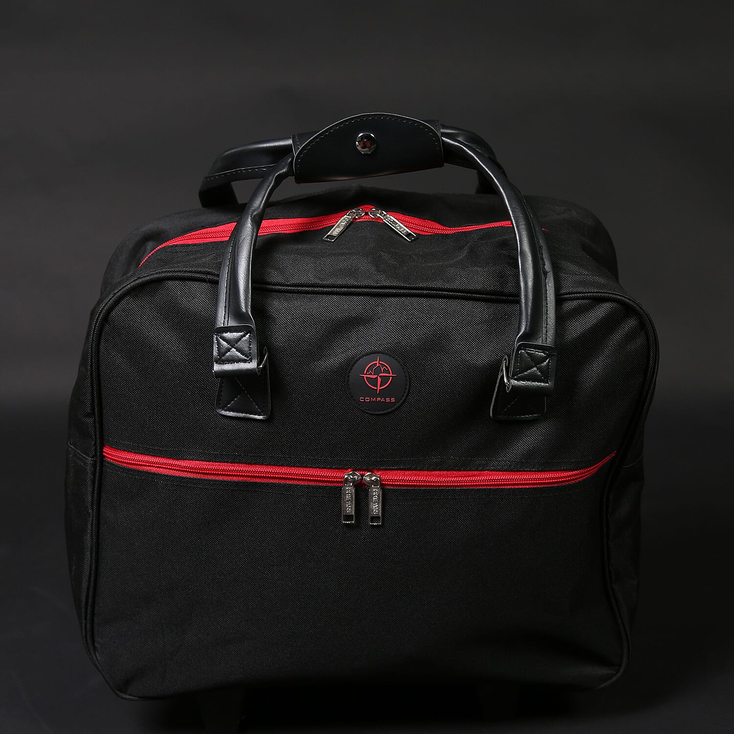 Sunrise Cabin Bag with Extendable Arm (Size:41x42x19Cm) - Red and Black - 32 Litre Capacity