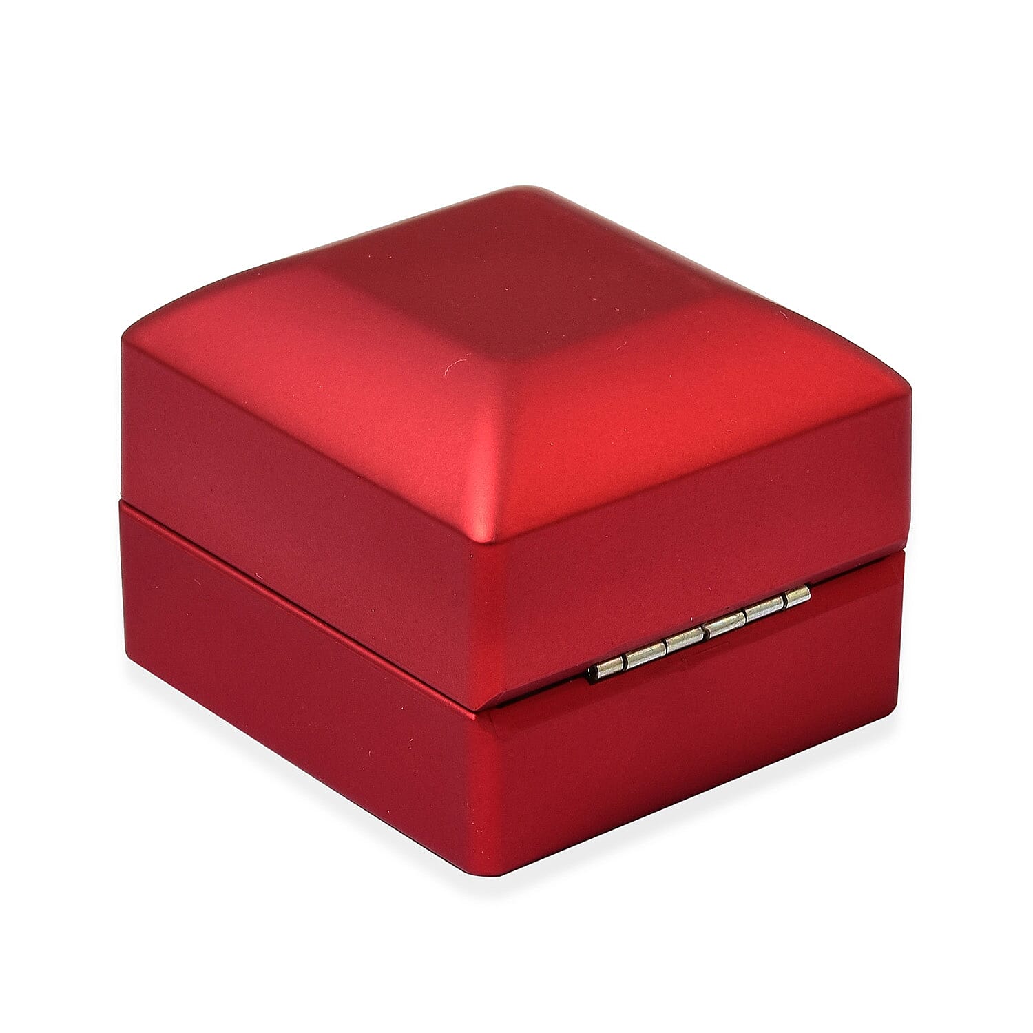 Portable Solid LED Light Ring Box (Size 6x6x5Cm) - Red