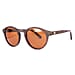 SOHO SQUARE Unisex Keyhole Bridge Polarised Lens - Brown