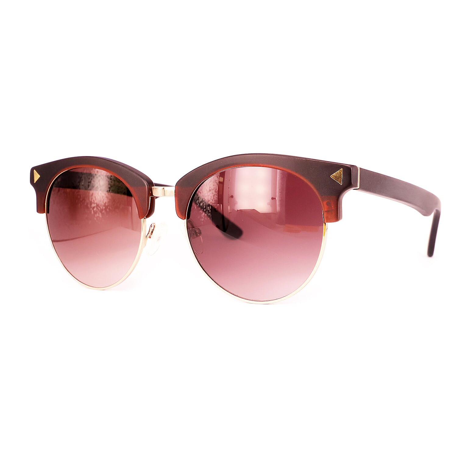 SOHO SQUARE Unisex Round Gradient Polarised Lens - Red
