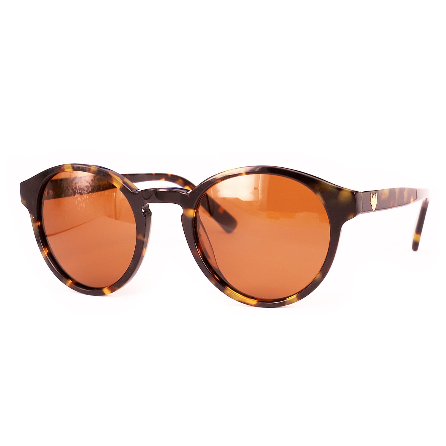 SOHO SQUARE Unisex Keyhole Bridge Polarised Lens - Brown
