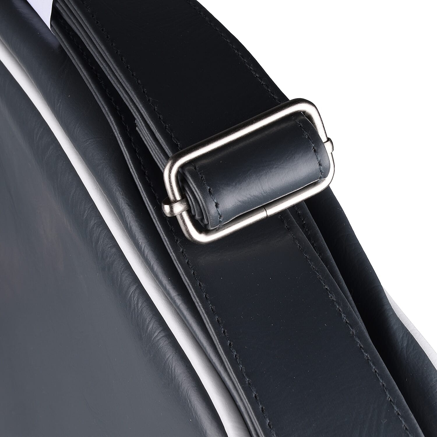 GOLA Redford Messenger Bag with Shoulder Strap and Zip Fastener (Size:36x27x12Cm) - Navy & White