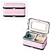 Portable Jewellery Box with Manicure Set Organiser  Pink