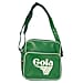 GOLA Classics Flight Messenger Bag with Shoulder Strap and Zip Fastener - Green and White