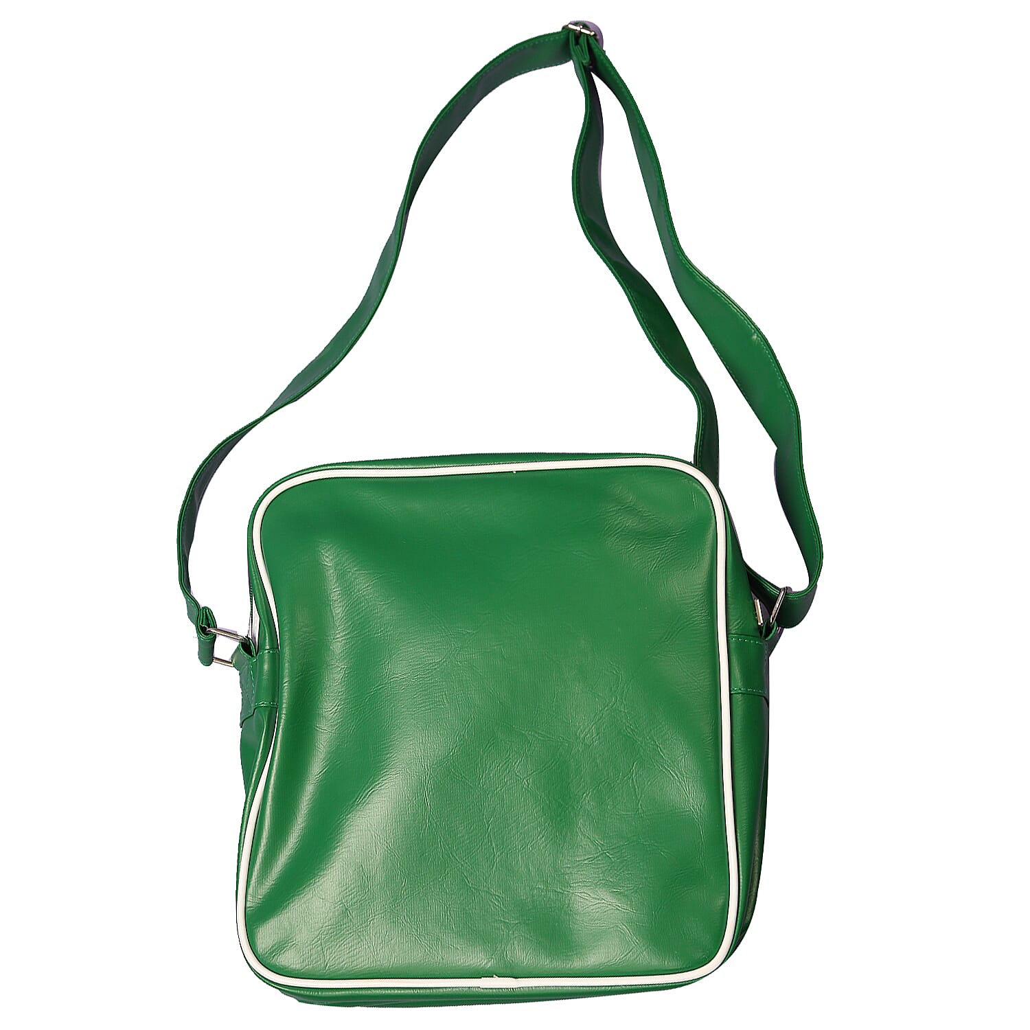 GOLA Classics Flight Messenger Bag with Shoulder Strap and Zip Fastener - Green and White