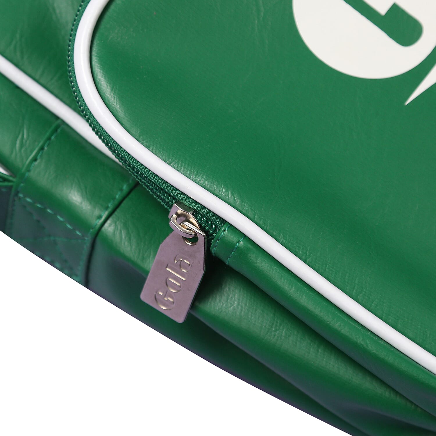 GOLA Classics Flight Messenger Bag with Shoulder Strap and Zip Fastener - Green and White