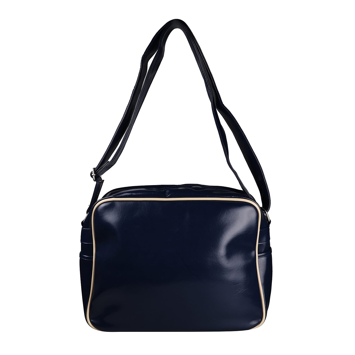 GOLA Redford Messenger Bag with Shoulder Strap and Zip Fastener (Size:36x27x12Cm) - Navy & Off White