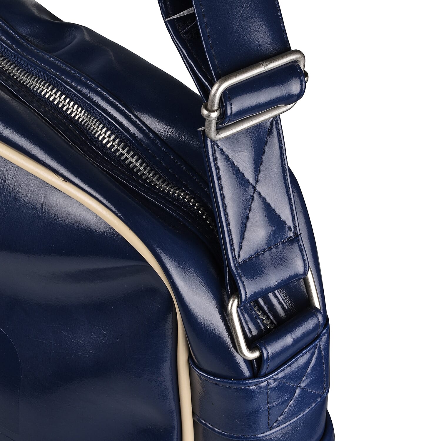 GOLA Redford Messenger Bag with Shoulder Strap and Zip Fastener (Size:36x27x12Cm) - Navy & Off White