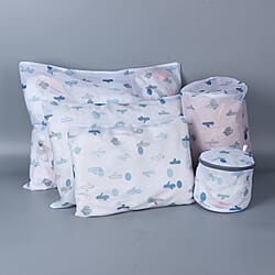 Set of 5 - Wear Pattern Screen Cloth Laundry Bag