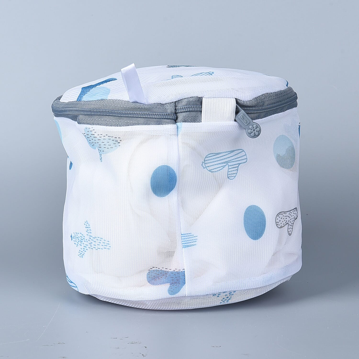 Set of 5 - Cactus Pattern Laundry Bag (Size Small-30x40Cm, Medium-40x50Cm, Large-50x60Cm, Long Pillar-22x33Cm - Short Pillar-15x18Cm)