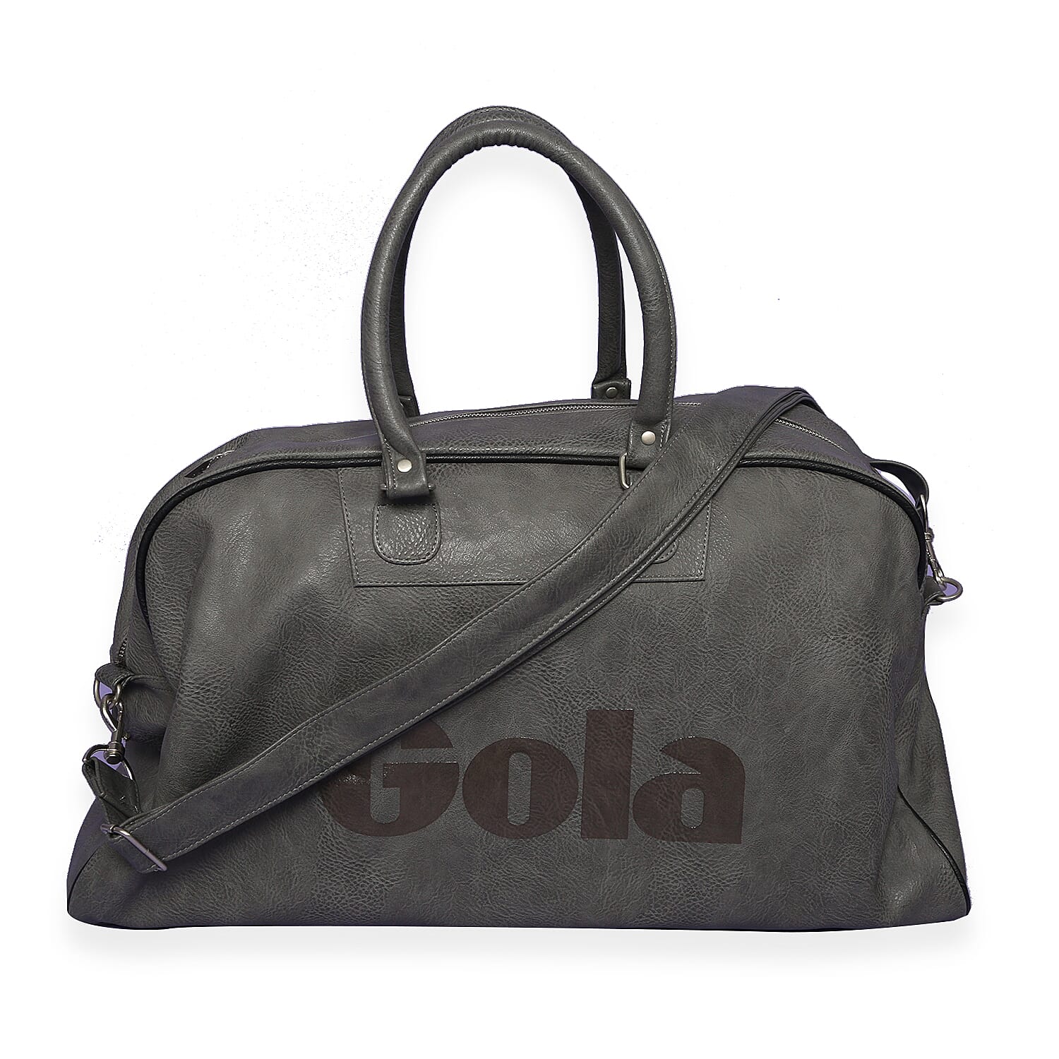 GOLA Reynolds 68 Gloss Pattern Bag with Detachable Shoulder Strap and Zip Fastener (Size:58x34Cm) - Graphite/Black