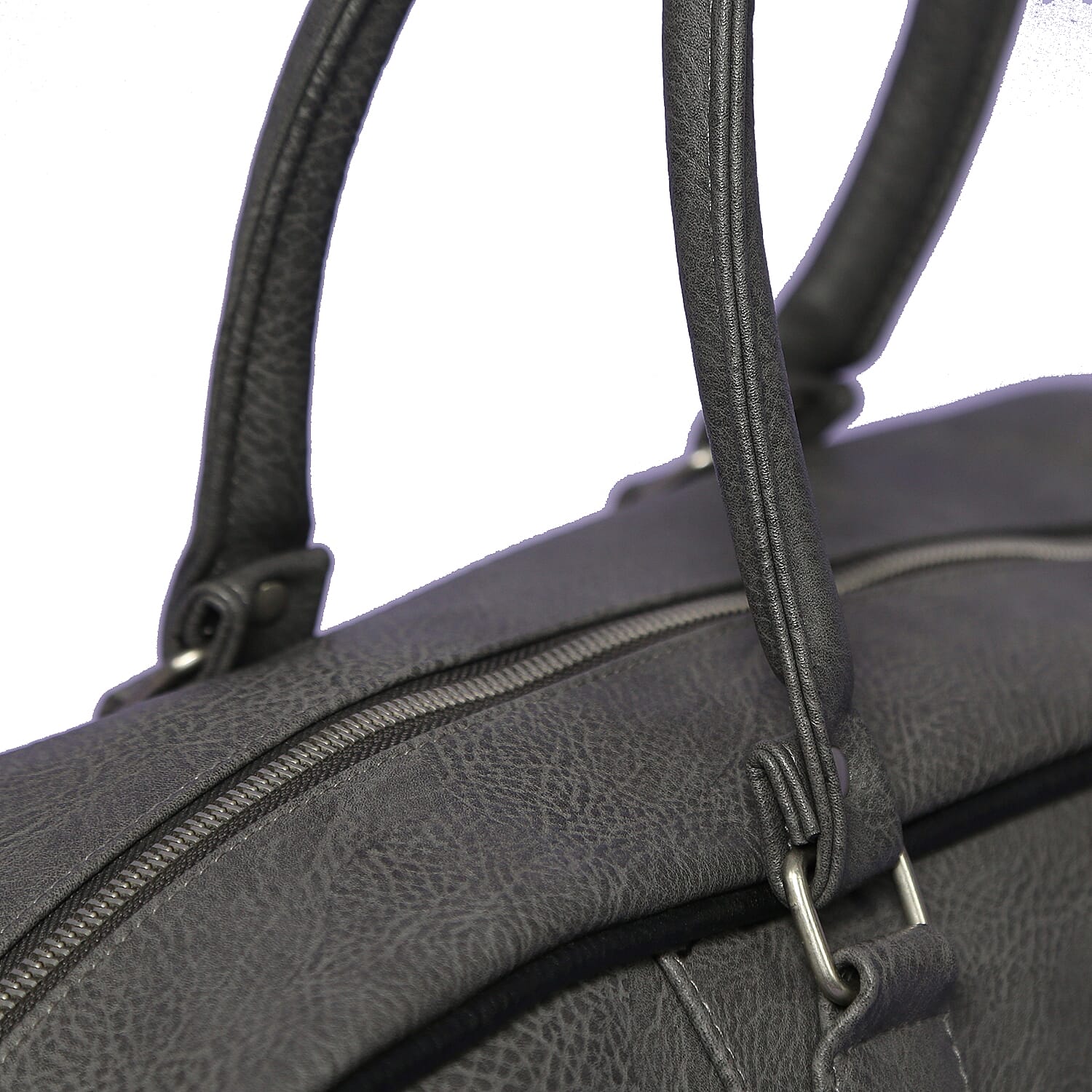 GOLA Reynolds 68 Gloss Pattern Bag with Detachable Shoulder Strap and Zip Fastener (Size:58x34Cm) - Graphite/Black