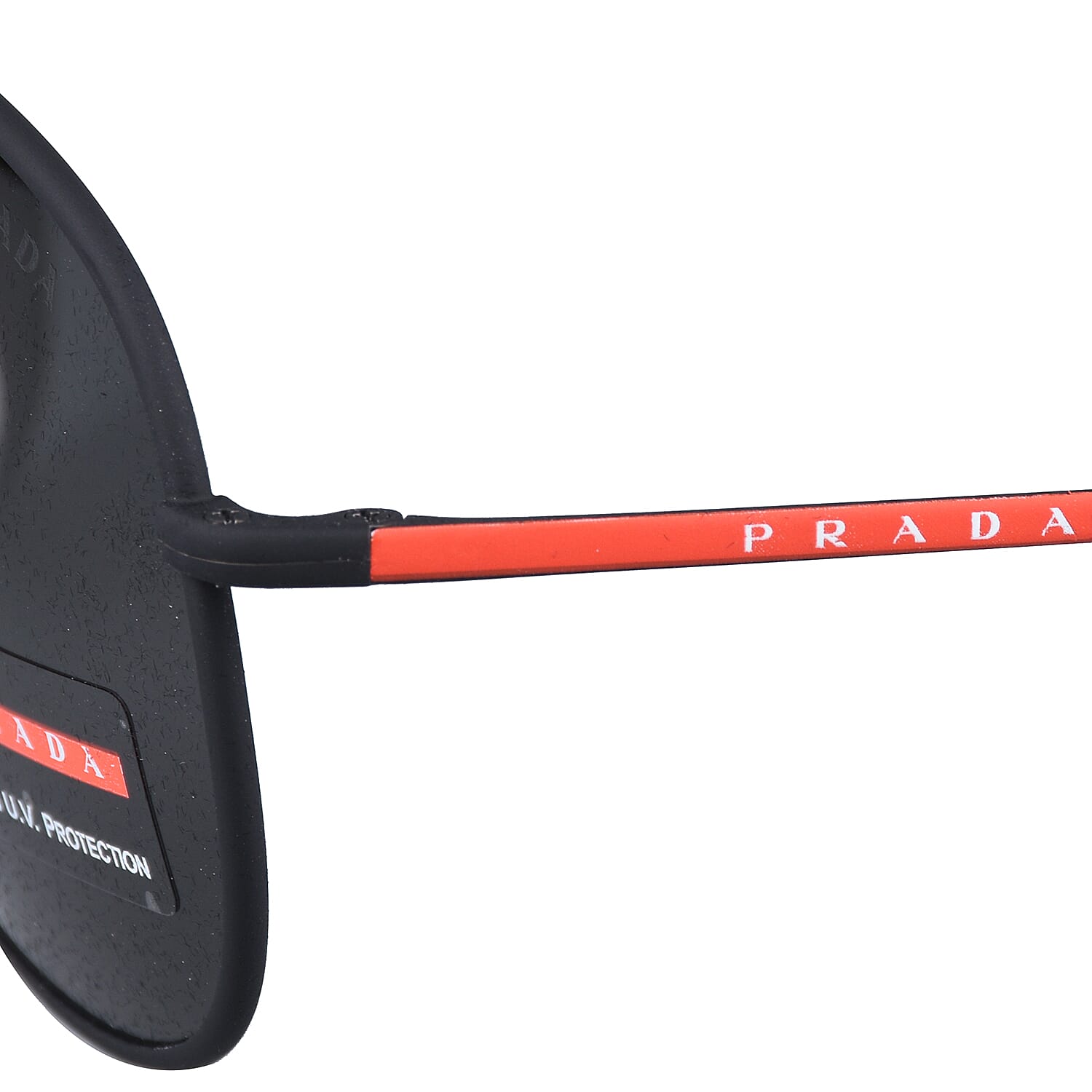 Prada Sunglasses Unisex Black Metal Aviator