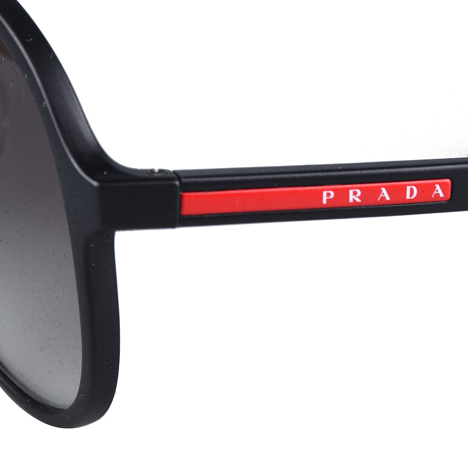 Prada Sunglasses Unisex Black Metal Aviator
