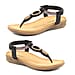 Heavenly Feet Honeydew Sandal - Black