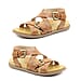 Heavenly Feet Apollo Flat Sandal (Size 3) - Tan