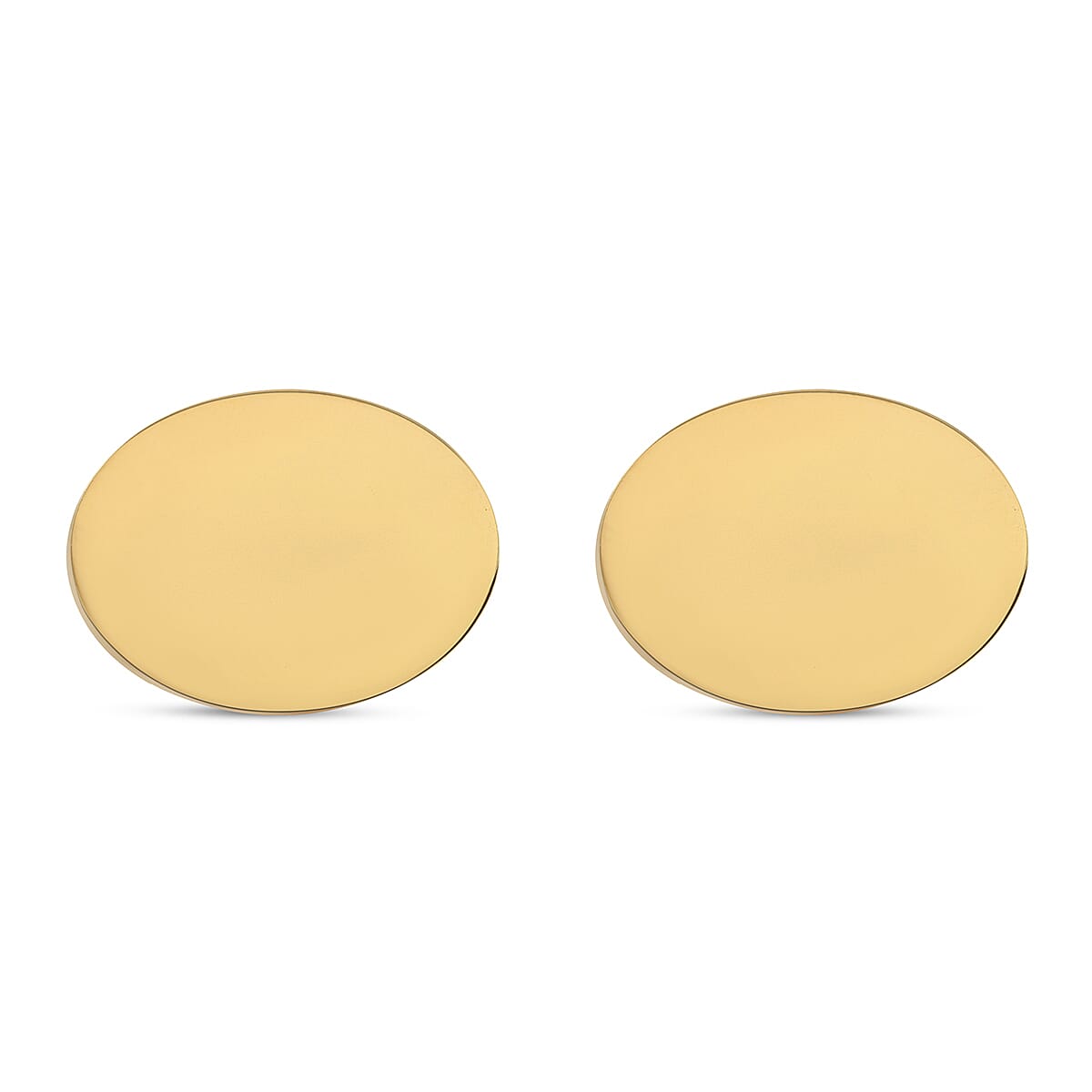 Peter Engraved CuffLink in Yellow Gold Tone