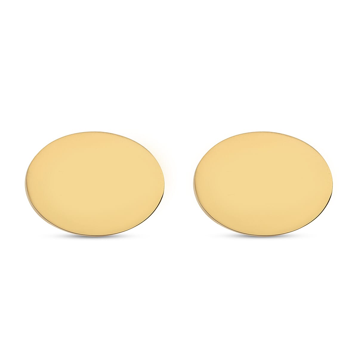 Peter Engraved CuffLink in Yellow Gold Tone