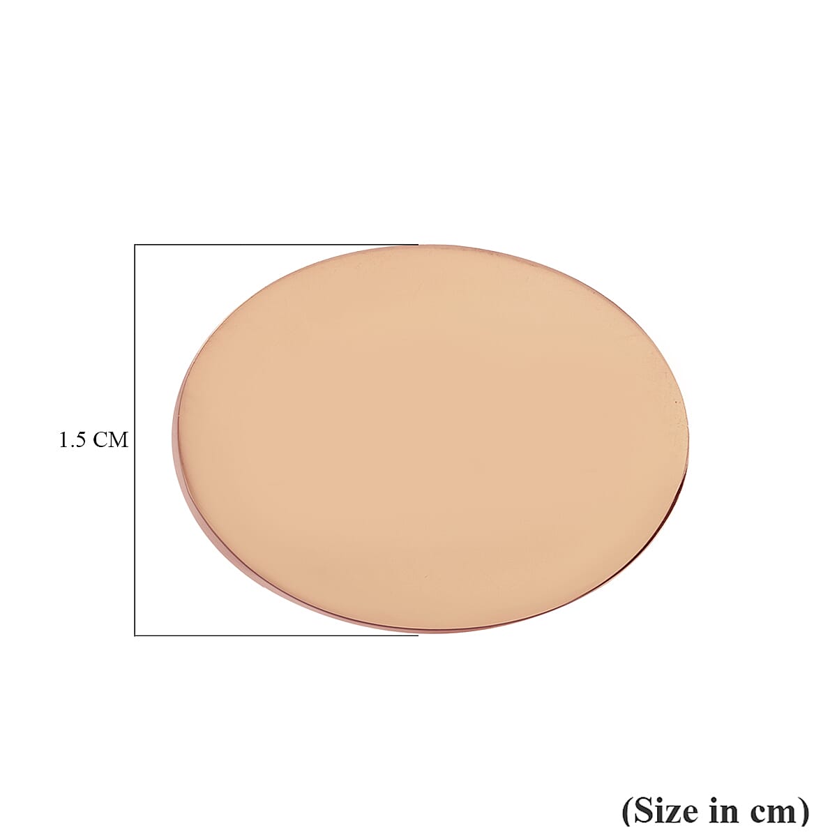 Miker Engraved CuffLink in Rose Gold Tone