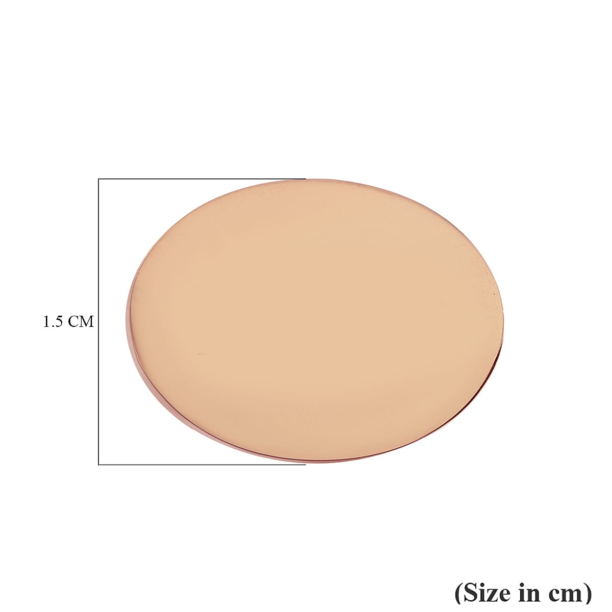 Miker Engraved CuffLink in Rose Gold Tone