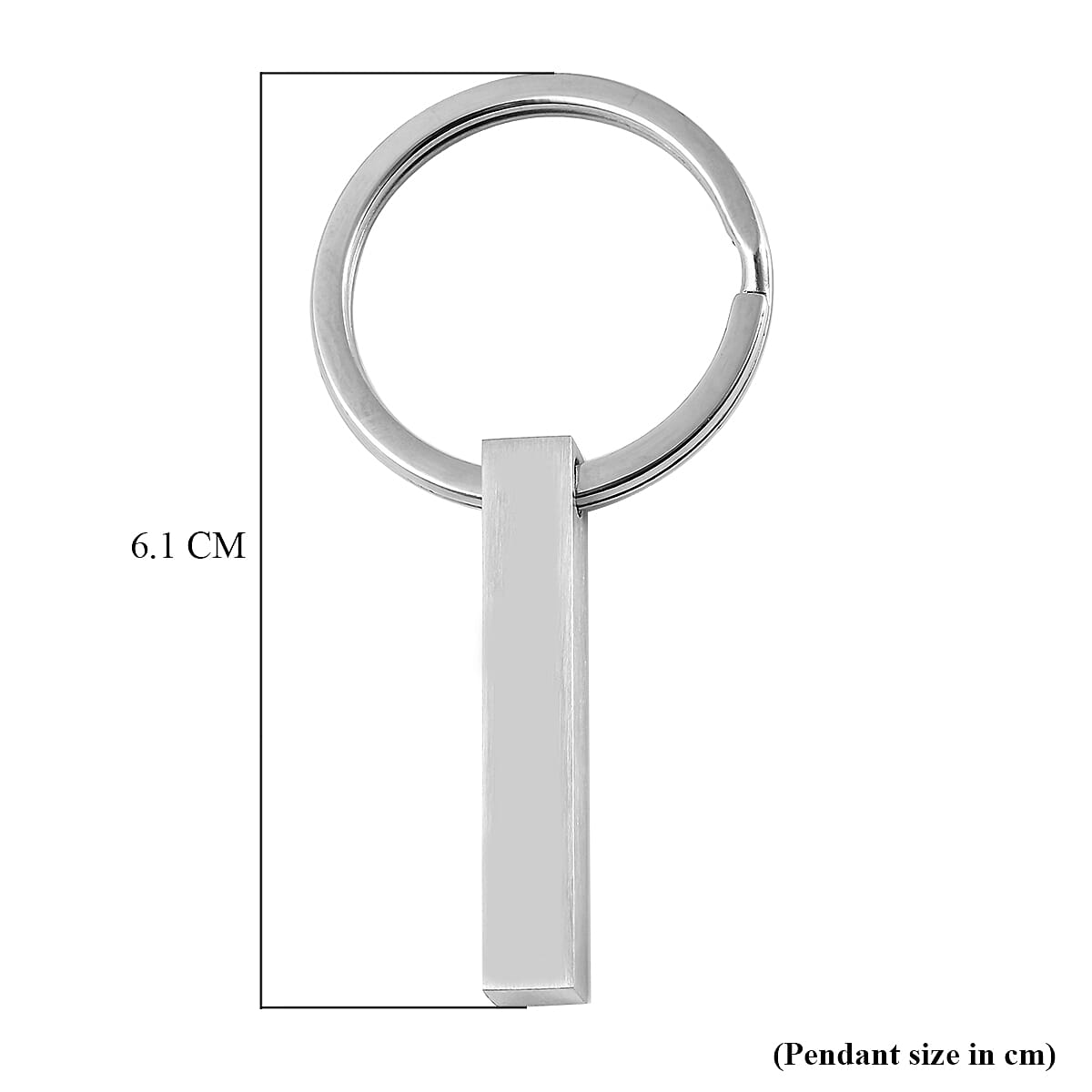 Key Chain in Silver Tone