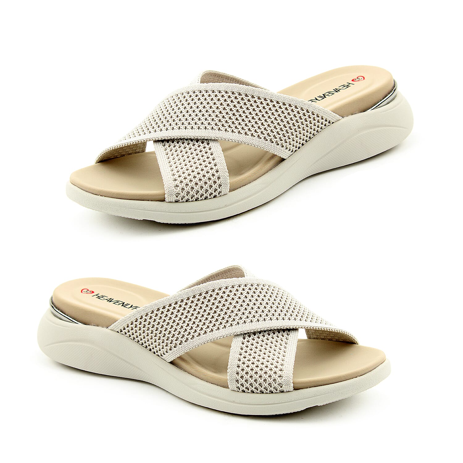 Heavenly Feet Jasmine Mule Sandal - Black