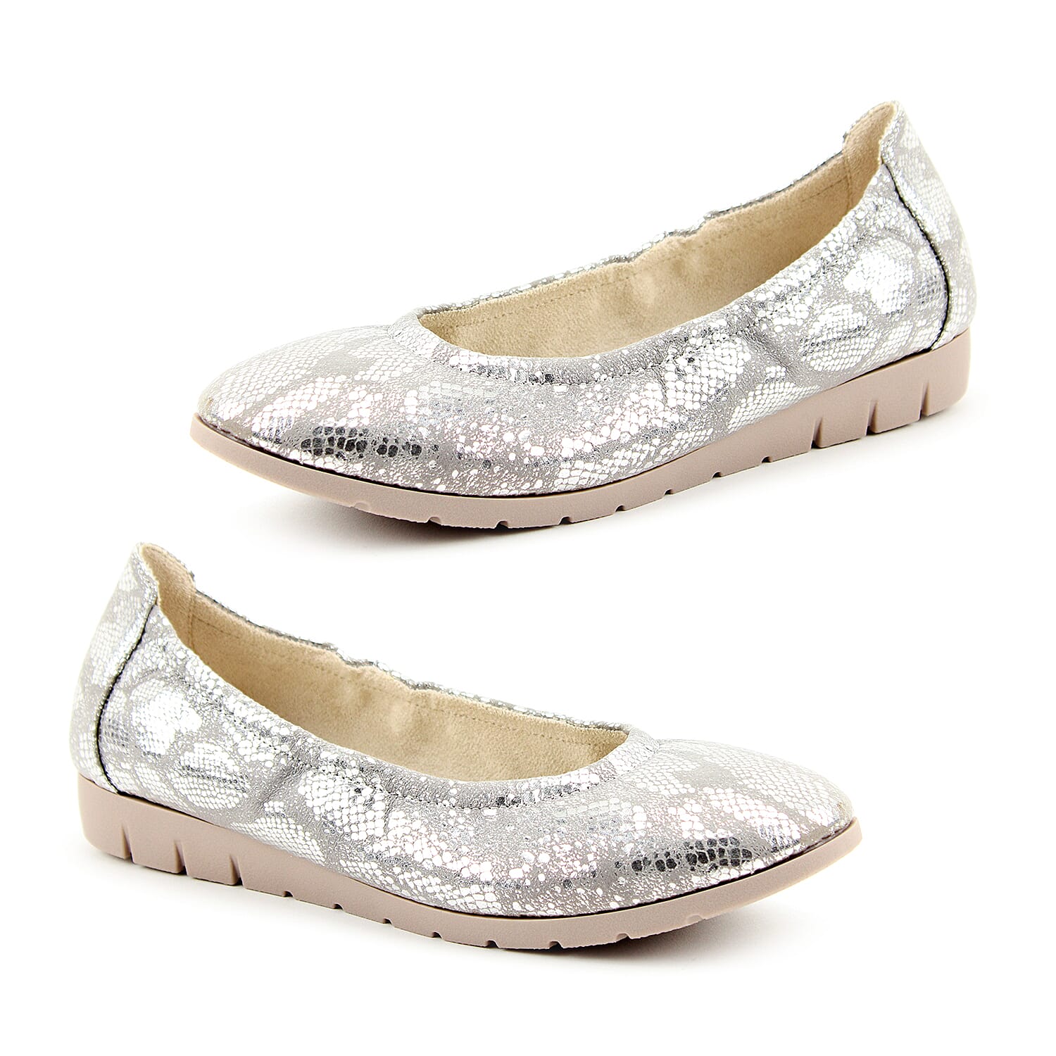 Heavenly Feet Sunshine Pump (Size 3) - Silver