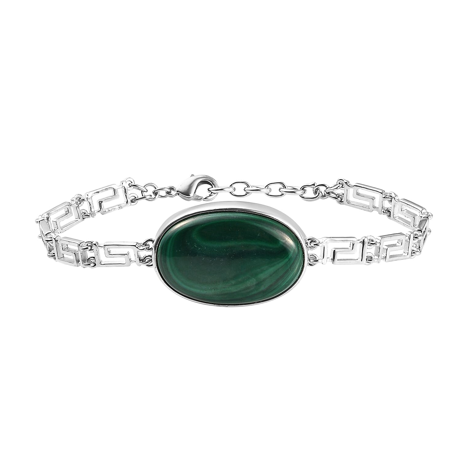 Malachite Bracelet (Size - 7 with 1 inch Extender)