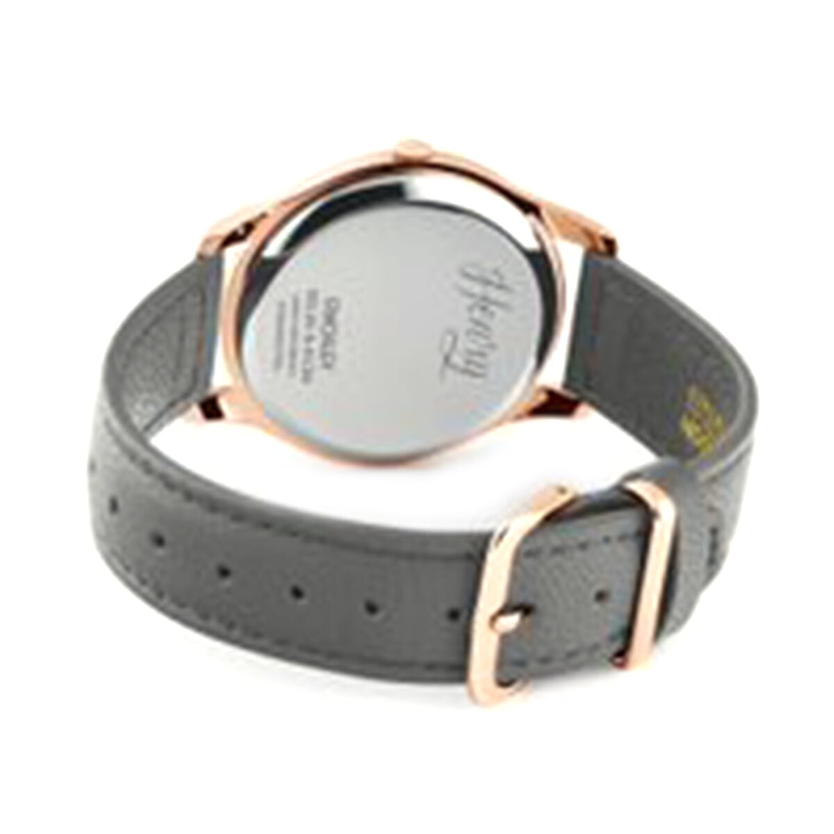 Henry London Finchley Ladies Water Resistant Watch with Genuine Leather Strap - Grey