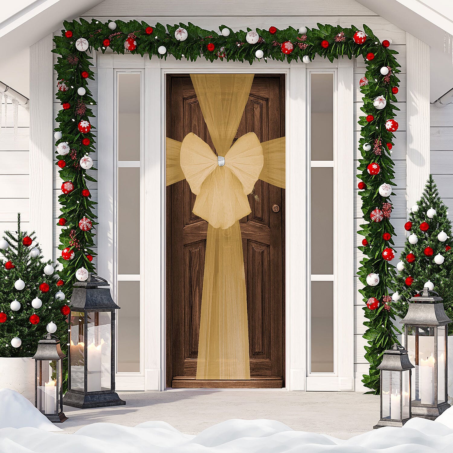 Lesser & Pavey Decorative Christmas Door Bow