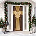 Lesser & Pavey Decorative Christmas Door Bow - Beige
