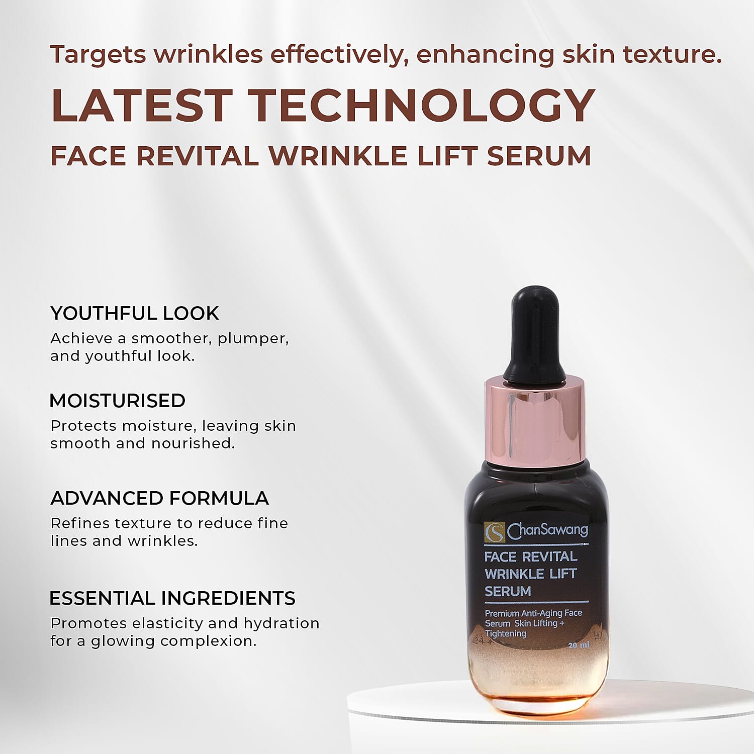 Chansawang- Face Revital Wrinkle Lift Serum-Anti-Aging Serum - 20ml
