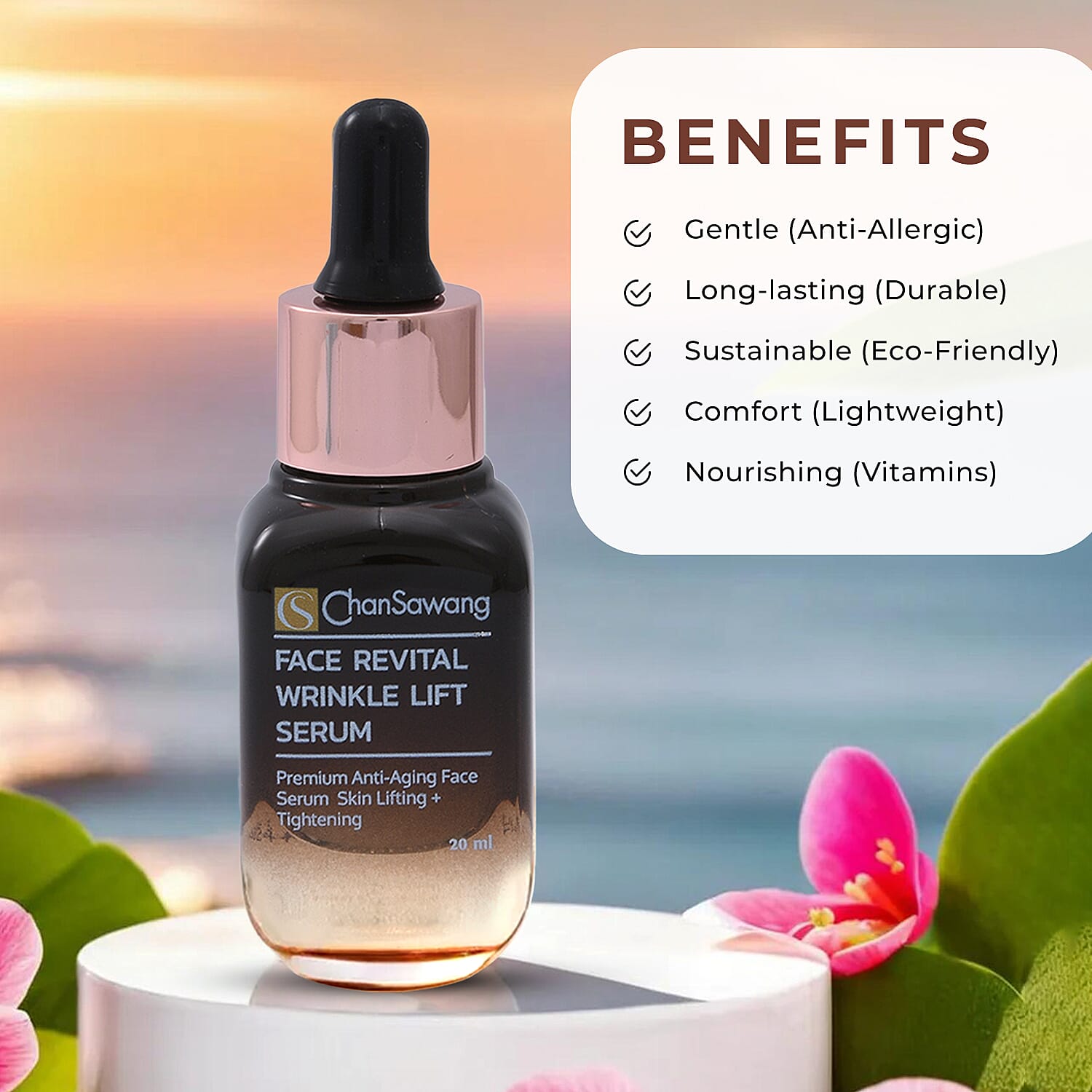 Chansawang- Face Revital Wrinkle Lift Serum-Anti-Aging Serum - 20ml