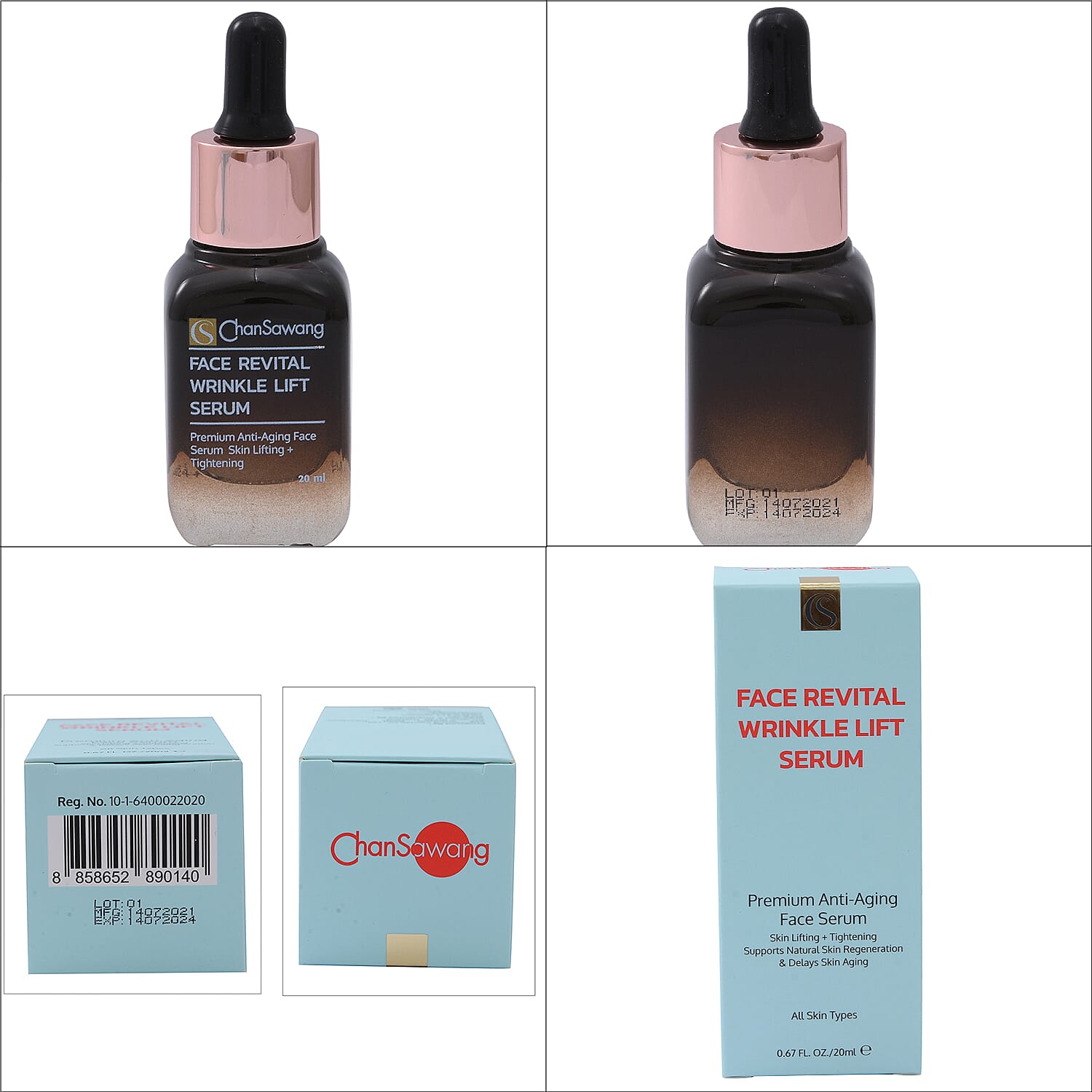 Chansawang- Face Revital Wrinkle Lift Serum-Anti-Aging Serum - 20ml