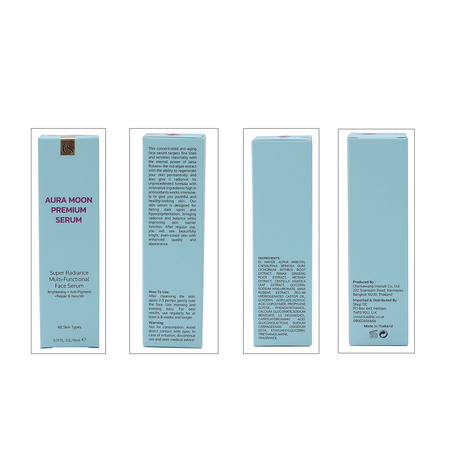 ChanSawang- Aura Moon Premium Radiance Multi-Functional Face Serum - 15ml