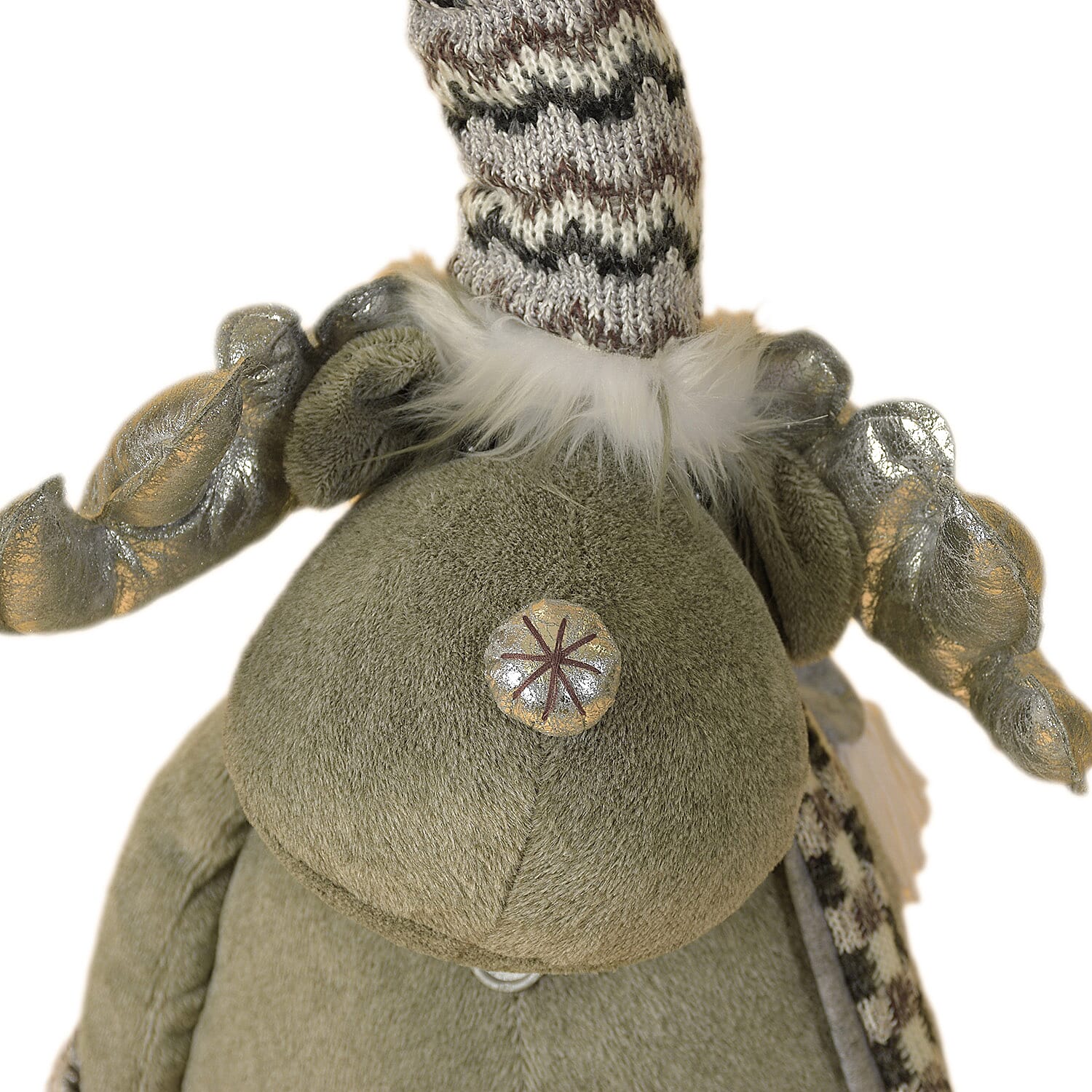 Lesser & Pavey Christmas Plush Reindeer with Telescopic Legs (Size 130 Cm) - Grey