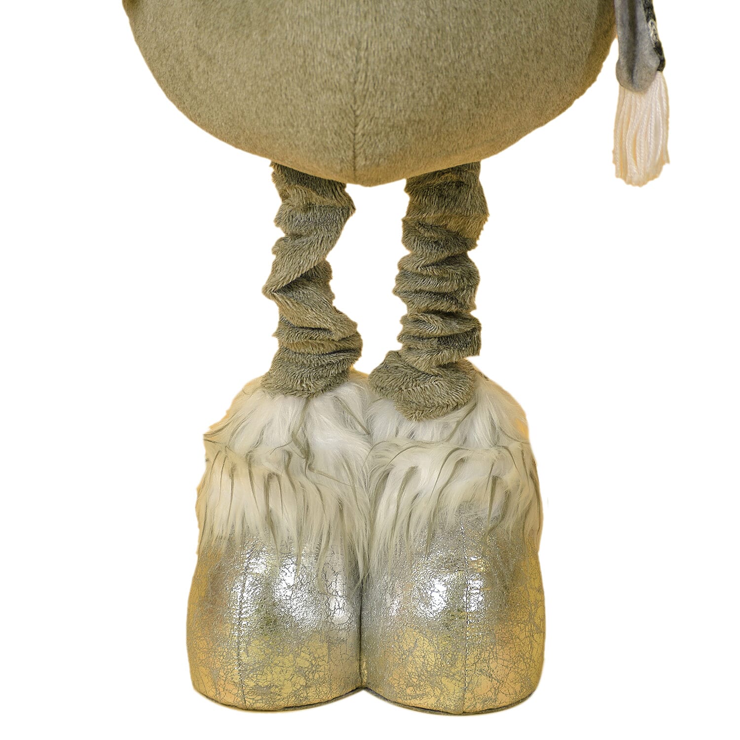 Lesser & Pavey Christmas Plush Reindeer with Telescopic Legs (Size 130 Cm) - Grey