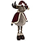 Lesser & Pavey Christmas Plush Reindeer with Telescopic Legs (Size 130 Cm) - Red