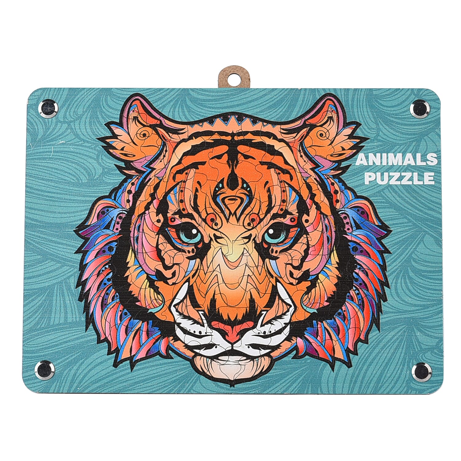 Tiger Wooden Jigsaw Puzzles A5 (Size 14x10 Cm)