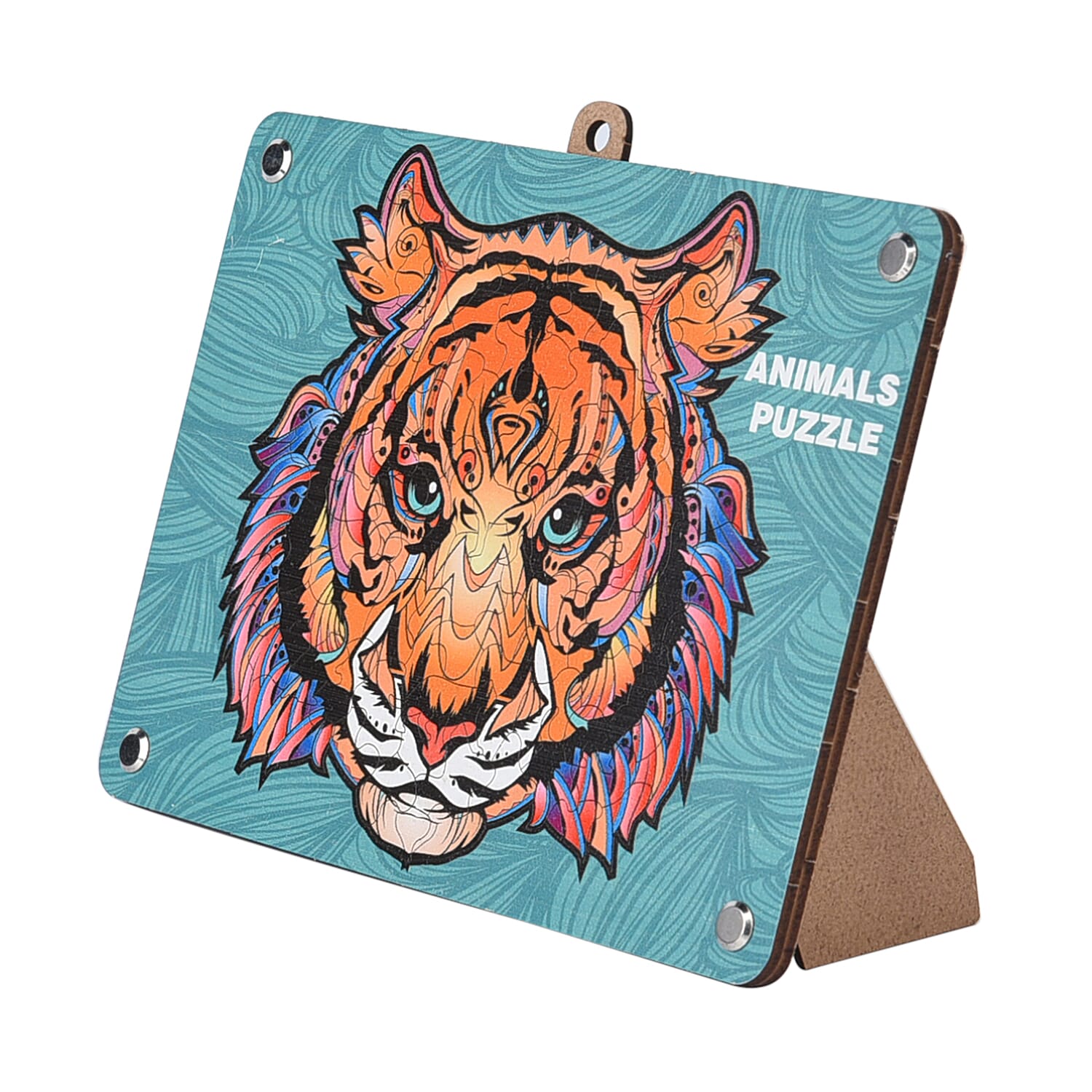 Tiger Wooden Jigsaw Puzzles A5 (Size 14x10 Cm)